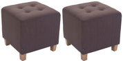 2-delige set poefs 'Pharao'