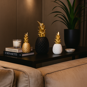 Ananas Decoratie Beelden – Goud, Zwart & Wit – 3 maten