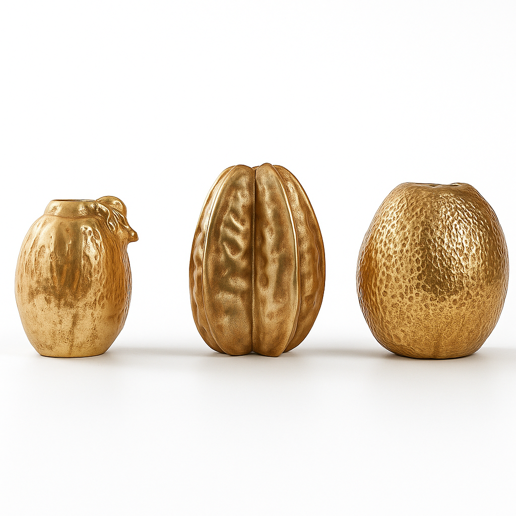 Luxe Decoratieve Vazen – Goud & Zilver