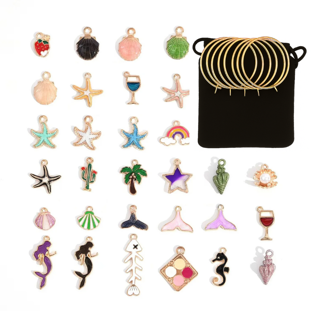Wine Charms - Vrolijke Glasmarkeerders Voor Wijnliefhebbers