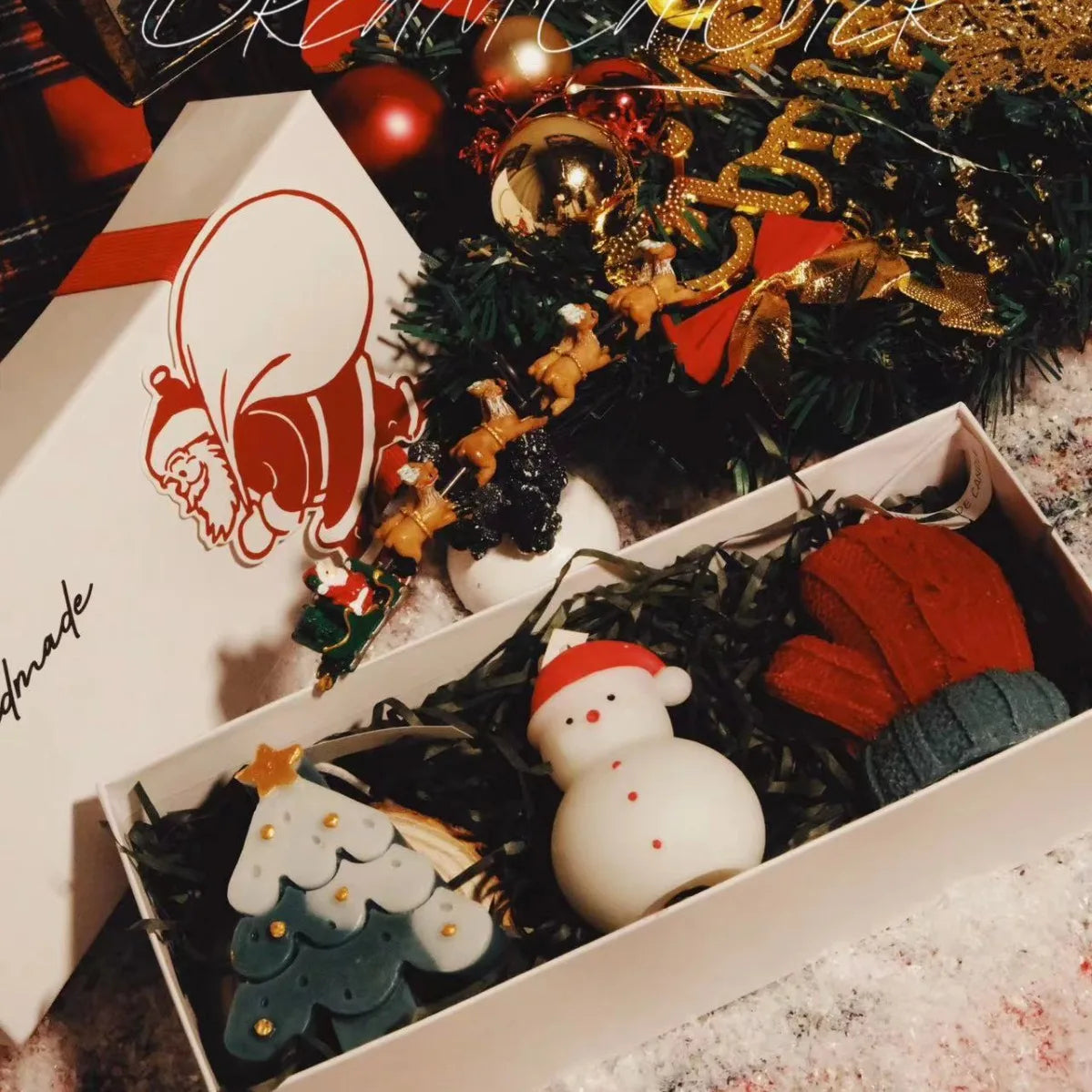 Kerst Cadeauset met Geurkaarsen