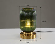 Ziver - Deze glazen tafellamp in leuke vintage stijl is perfect voor elke ruimte. De lamp is gemaakt van helder glas met een klassieke, vintage stijl. De glazen kap zorgt voor een mooie diffusie van licht, waardoor de lichtstroom zacht en aangenaam is. ✓Gratis verzending ✓Achteraf betalen