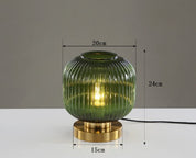 Ziver - Deze glazen tafellamp in leuke vintage stijl is perfect voor elke ruimte. De lamp is gemaakt van helder glas met een klassieke, vintage stijl. De glazen kap zorgt voor een mooie diffusie van licht, waardoor de lichtstroom zacht en aangenaam is. ✓Gratis verzending ✓Achteraf betalen