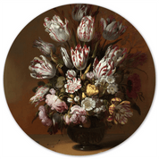 Muurcirkel Stilleven Met Bloemen, Hans Bollongier, 1639