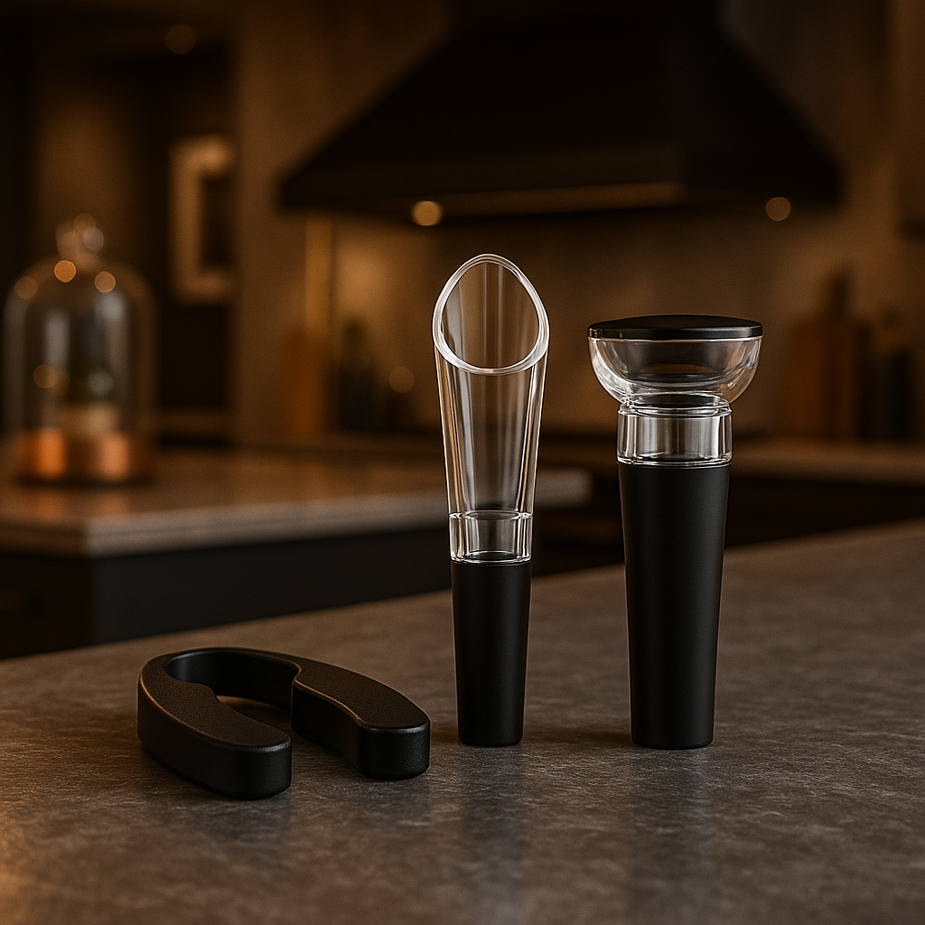 Luxe Elektrische Wijnopener Set – Inclusief Accessoires