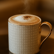 Chique mokken set met deksel en lepel – 400 ml