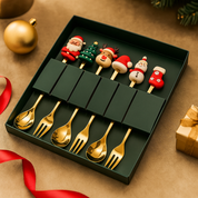 Kerst bestek set – Lepel & Vork in Cadeaudoos