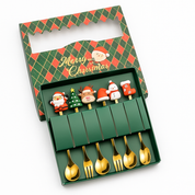 Kerst bestek set – Lepel & Vork in Cadeaudoos