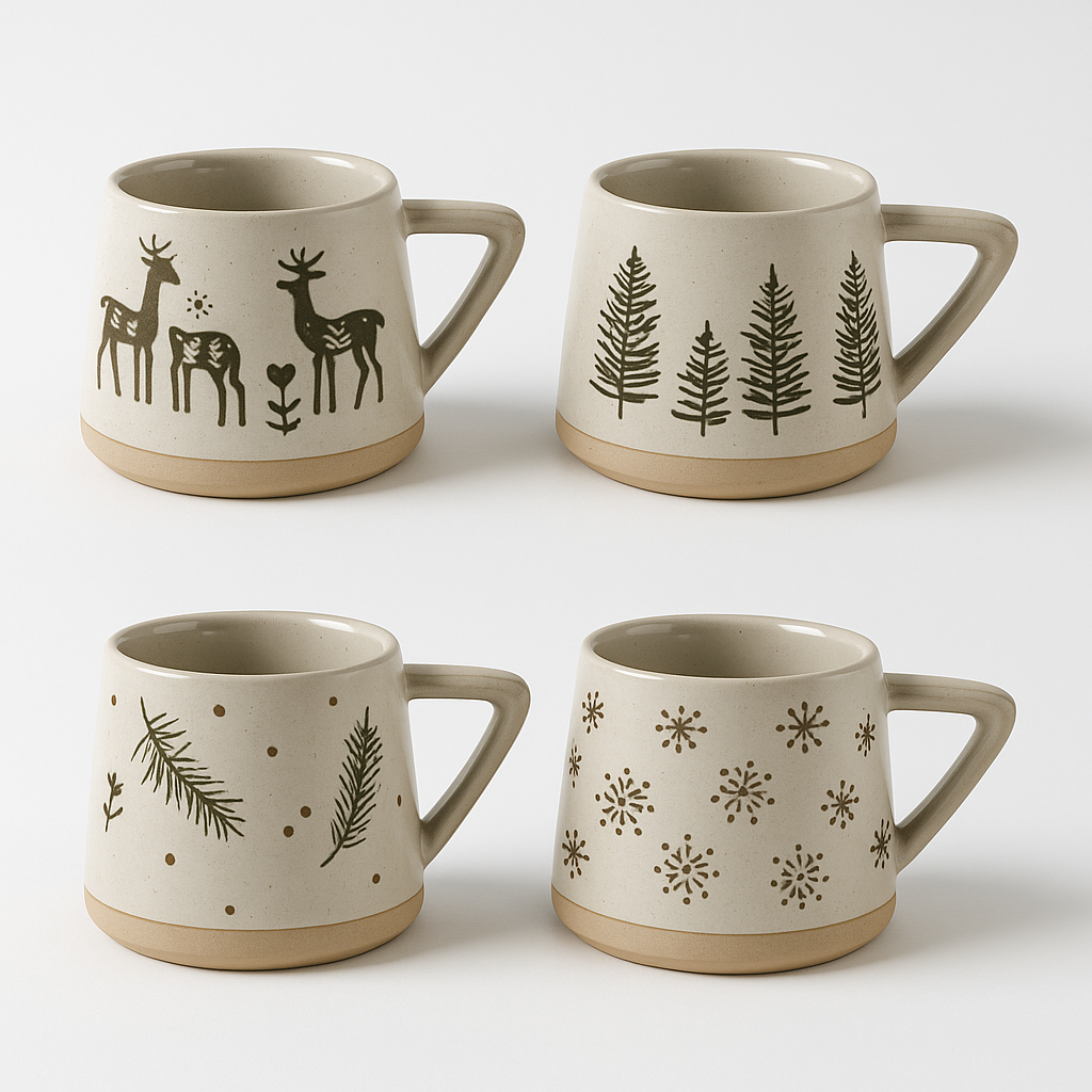 Kerstmok – 4 winterse designs