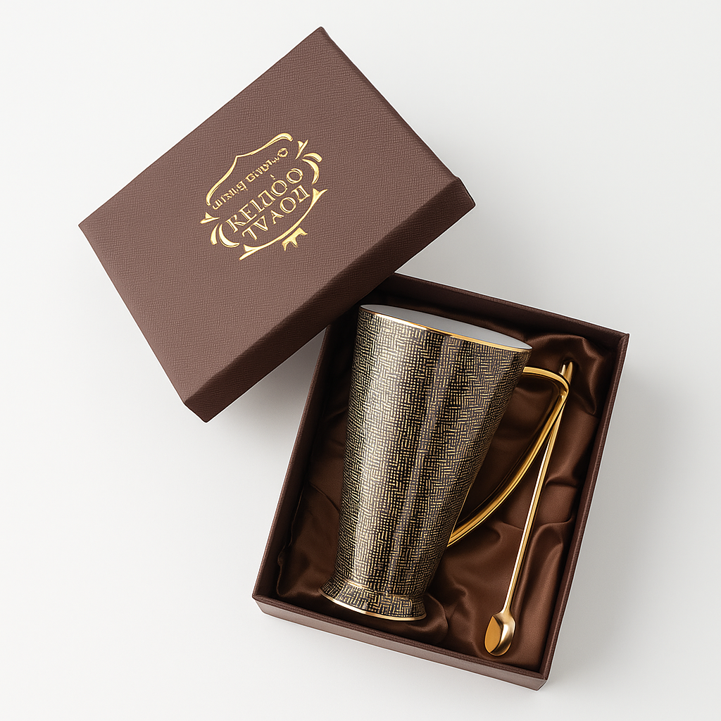 Royale Retro Mok in cadeauverpakking - 500ml