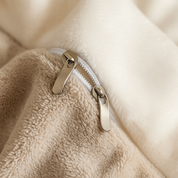 Zacht velvet dekbedovertrek – Beige