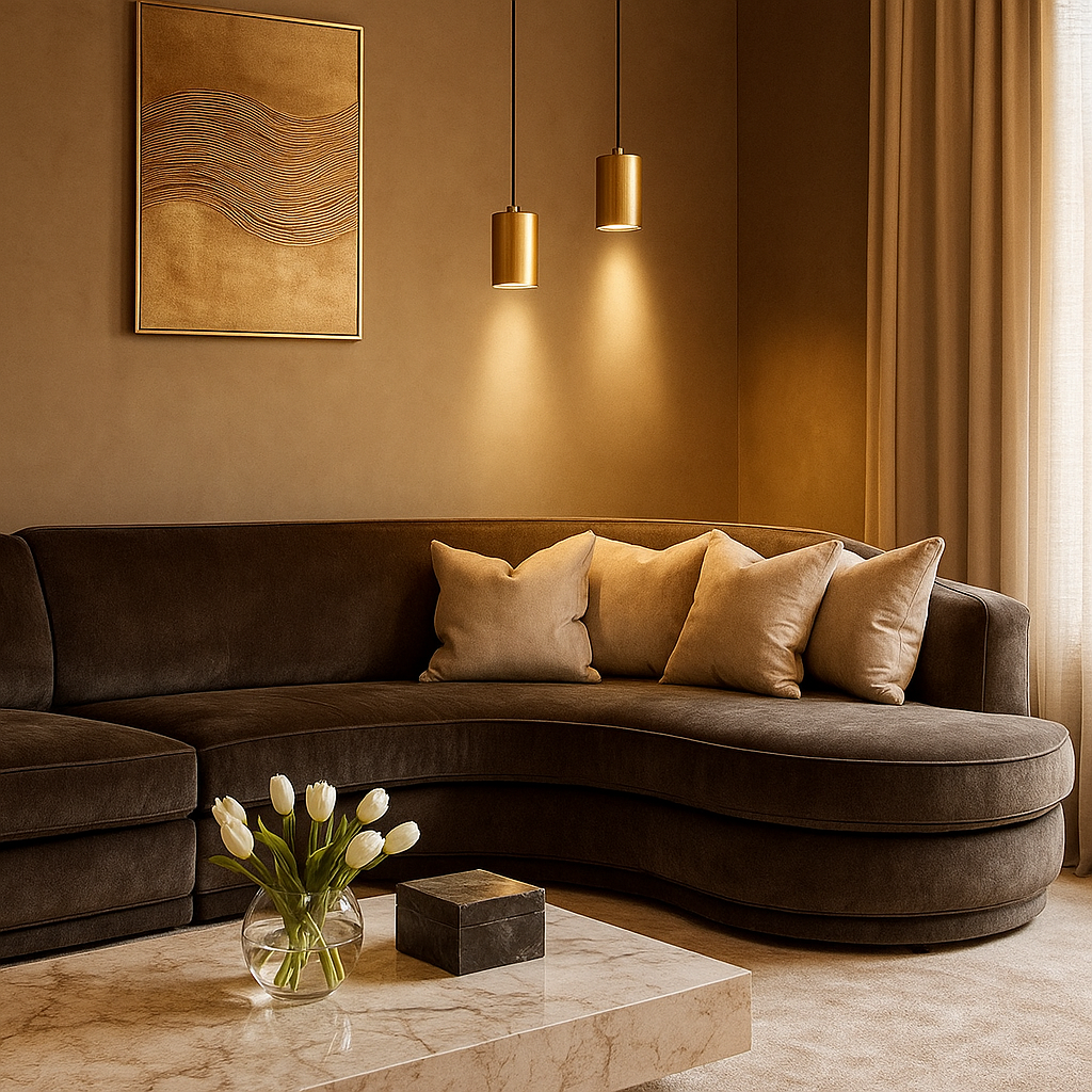 Minimalistische Cilinder Hanglamp – Messing & Zwart